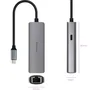 Nanocable Adaptador USB-C 3.1 a RJ45 con PD 100W, Gris